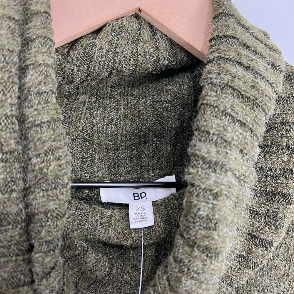 BP Olive Night Green Turtleneck Sweater - Picture 3 of 8